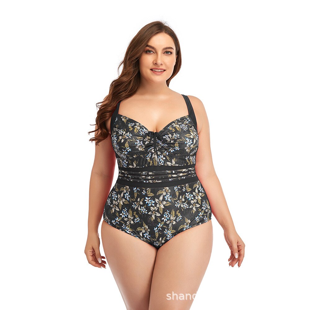 Summer Large Swimsuits Women One-Piece Swimwear Plus Size Tankini Bikini Sets Beach Wear Bathing Suit Female Swimming Wear Suits