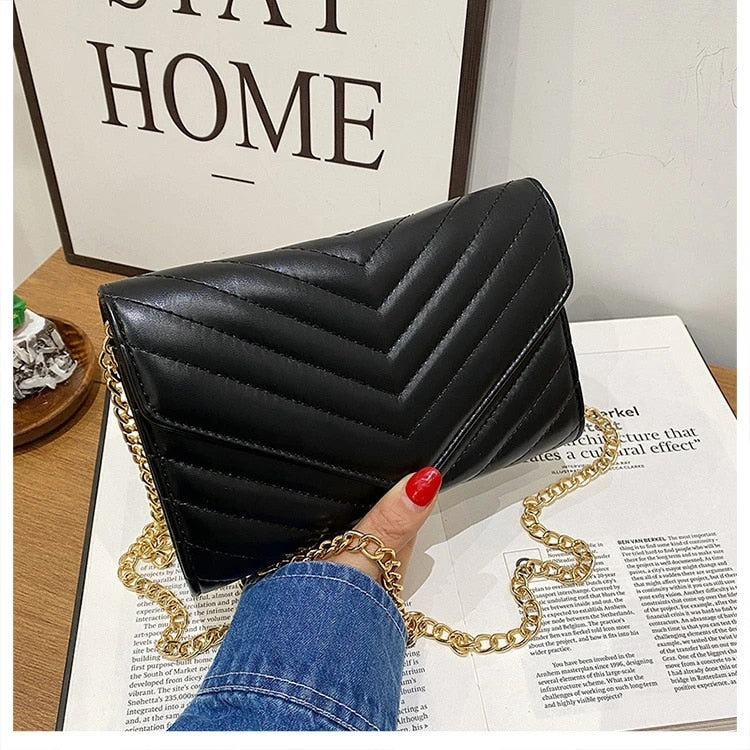 Women Luxury Designer genuine Leather Bags Chain Women Handbags Shoulder Female bag New Casual Fashion Ladies Messenger Bags