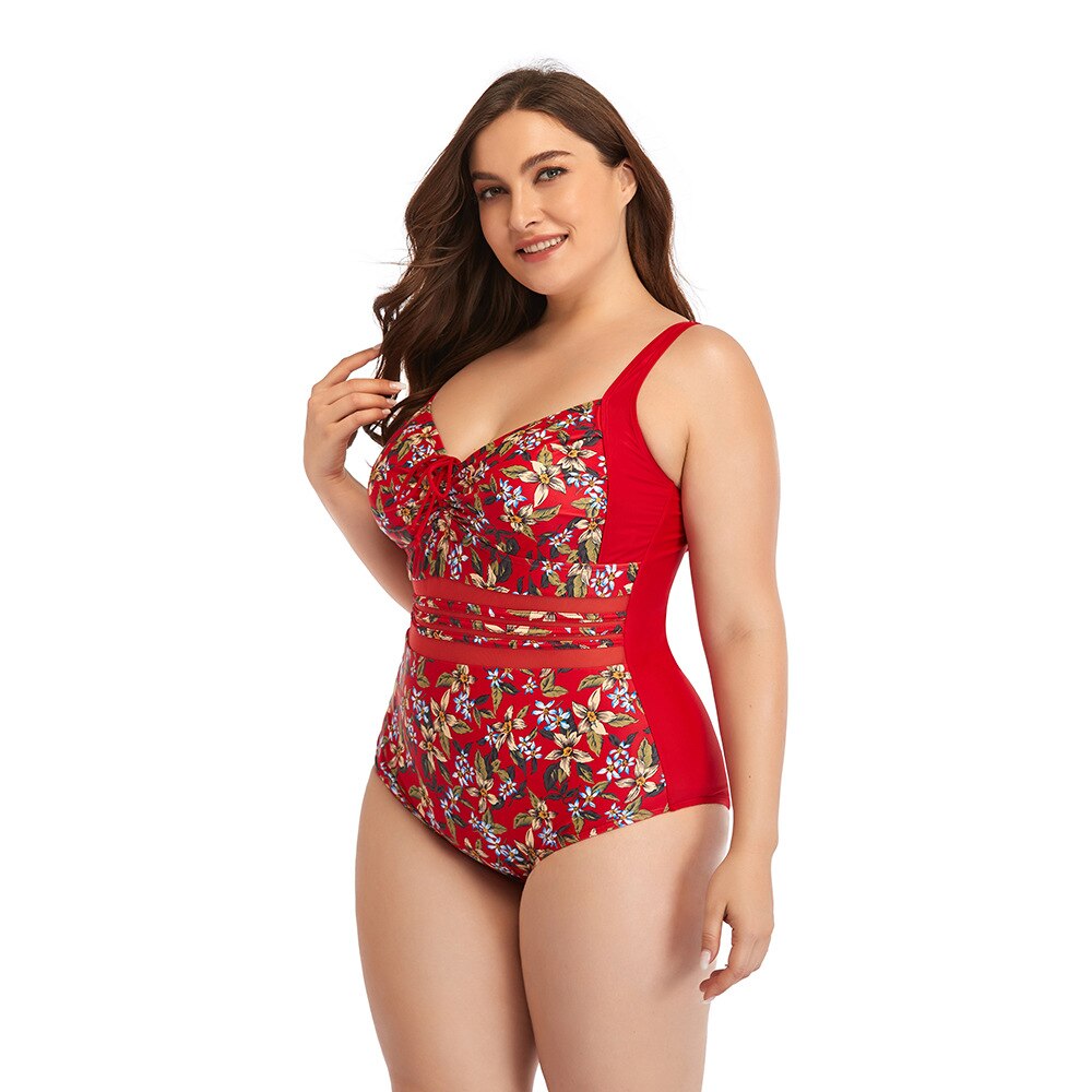 Summer Large Swimsuits Women One-Piece Swimwear Plus Size Tankini Bikini Sets Beach Wear Bathing Suit Female Swimming Wear Suits