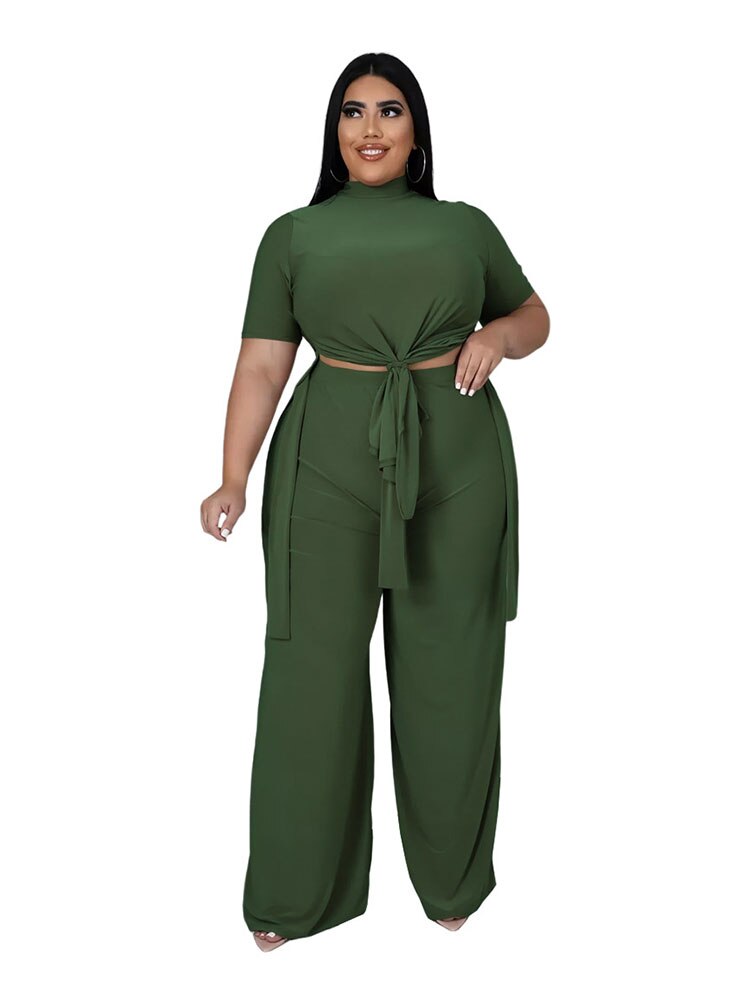 2 Piece Sets Womens Pant Sets Plus Size Casual T Shirt and Trouser Loungewear Sets Sexy Outfits