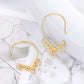 2020 New Fashion Gold color Lace Pendant Small Earring 2020 Trend Flowers Stud Earrings For Women Jewelry Accesories For Girls