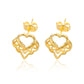 2020 New Fashion Gold color Lace Pendant Small Earring 2020 Trend Flowers Stud Earrings For Women Jewelry Accesories For Girls