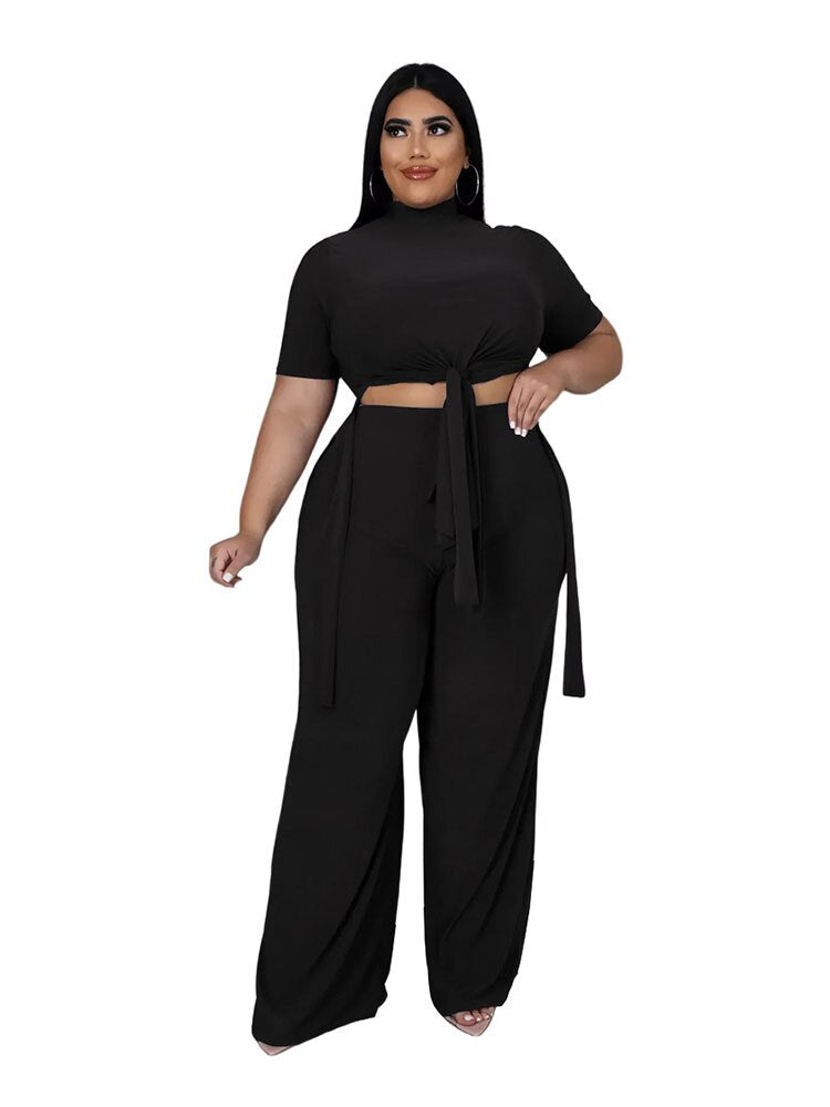 2 Piece Sets Womens Pant Sets Plus Size Casual T Shirt and Trouser Loungewear Sets Sexy Outfits