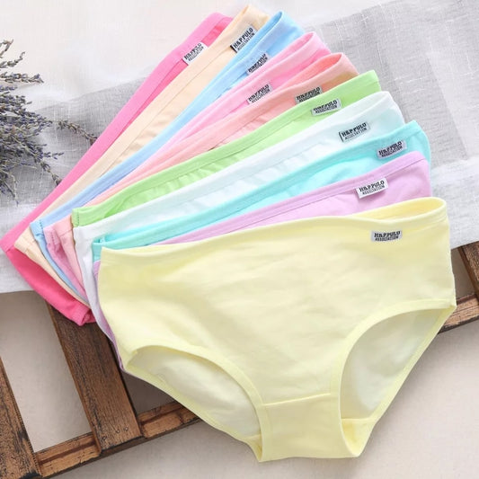 Plus Size Panties Women&#39;s Cotton Underwear Girls Briefs Solid Color Lingeries Shorts Comfortable Underpant For Woman 3XL/4XL