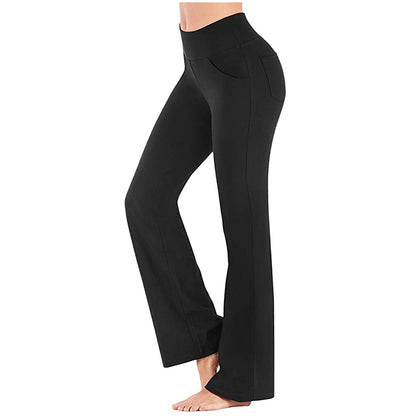 Yoga Pants with Pocket Women Joggers Wide Leg Flare Pants Girl Aesthetic Trousers Female Sweatpants Flared baggy Plus Size S-4XL