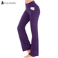 Yoga Pants with Pocket Women Joggers Wide Leg Flare Pants Girl Aesthetic Trousers Female Sweatpants Flared baggy Plus Size S-4XL