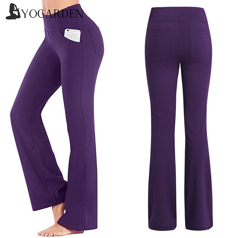 Yoga Pants with Pocket Women Joggers Wide Leg Flare Pants Girl Aesthetic Trousers Female Sweatpants Flared baggy Plus Size S-4XL