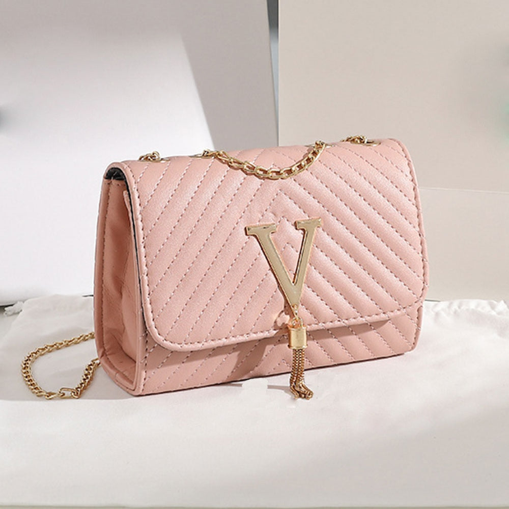 Women&#39;s Bag 2022 Trend Luxury Brand Ladies Handbag Shoulder Bags  Small PU Leather Crossbody Sequined Causal Purse Female Bags